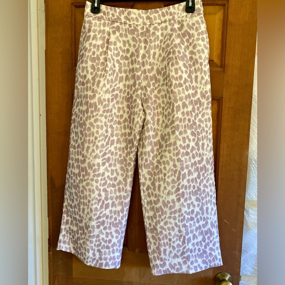 J.Crew - NWT Women’s Linen Blend Cropped Trousers - Lined - US size 10